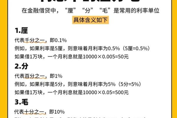 利息和利率的区别