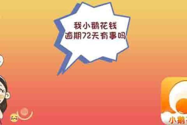 我小鹅花钱逾期72天有事吗