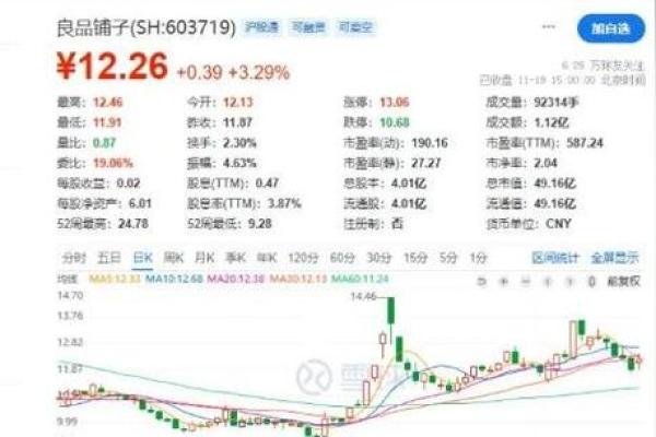 良品铺子的股票代码