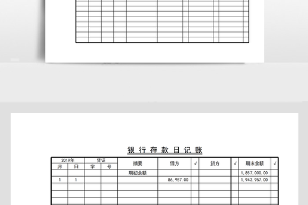 银行账怎么记账