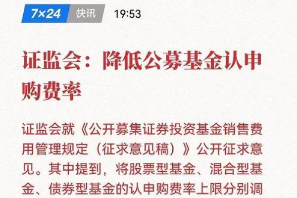 基金买入费率一折是什么意思