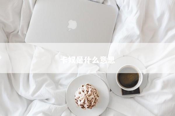 卡奴是什么意思