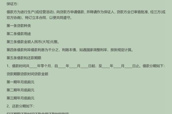 借款种类