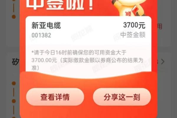 新股中签什么意思