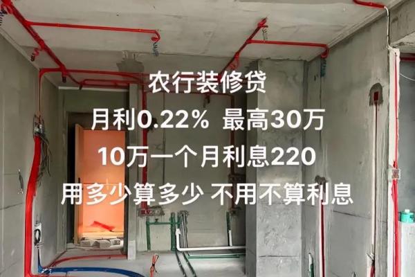 农业银行装修贷款怎么申请条件