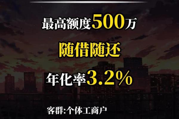 随借随还的信用贷款