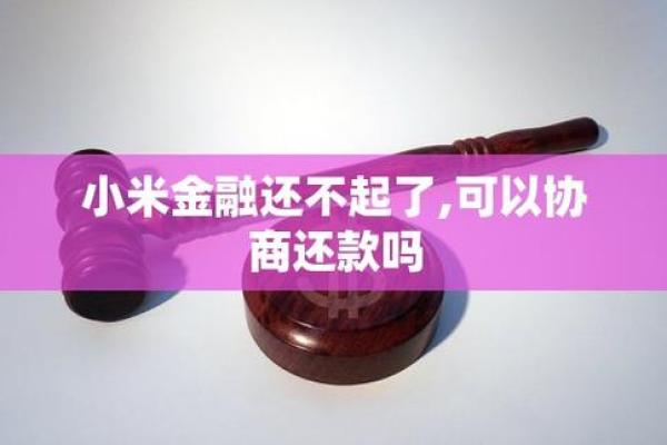小米金融可以协商分期还款吗